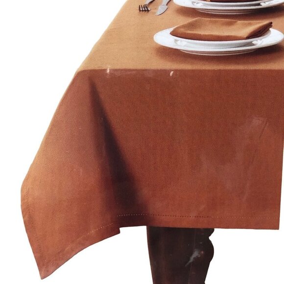 HEMSTITCH SET OF TABLE CLOTH 60 x102" AND 8 NAPKINS NEW WITH TAG - Picture 1 of 12